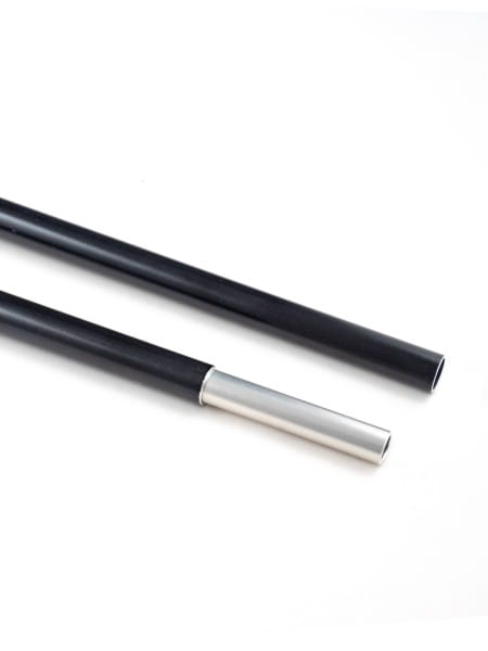 EASTON® Aluminium 7075 Zeltgestänge-Segment, mit Stift, 40,6cm, 8,6mm