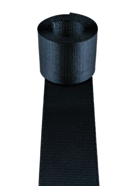 Security-webbing, without stripes, Polyester, 48mm
