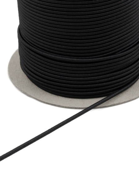 Elastic cord, round, 3mm, strong retraction