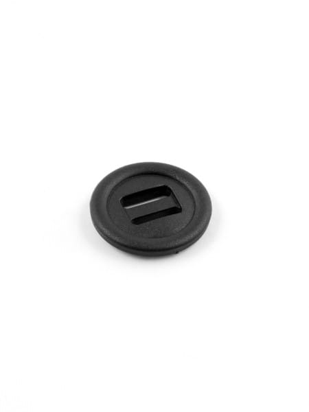 Knob, slotted, 25mm diameter
