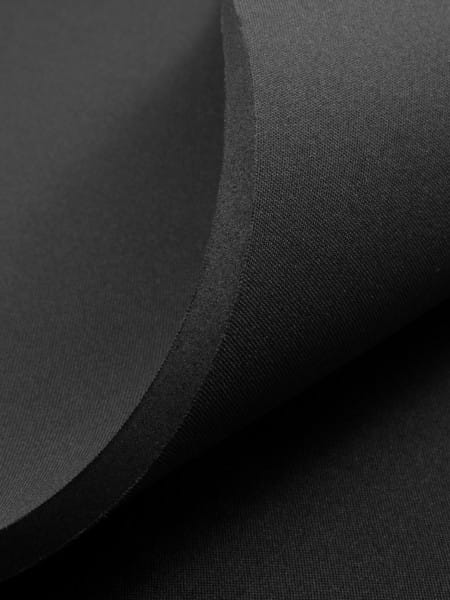 Gewebeart Jersey Neopren, beidseitig kaschiert, 8mm, schwarz/schwarz