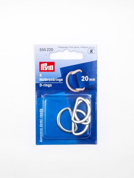 D-Ring, 20mm, zinkdruckguss, Prym 555220