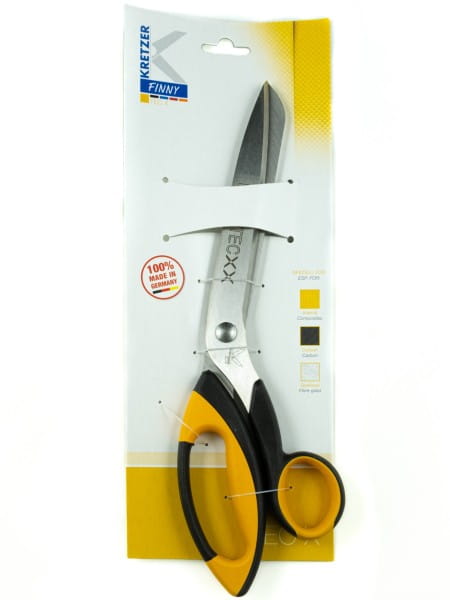 Scissor for kevlar, 14cm, Kretzer Finny TecX2, micro-serrated