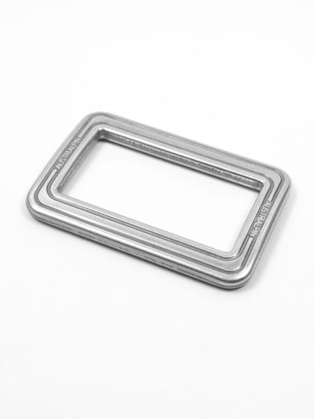 Square ring, Framebuckle, aluminium, AUSTRIALPIN, 45mm