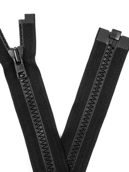 YKK 8VS Zipper with teeth, one way, open end, 80cm