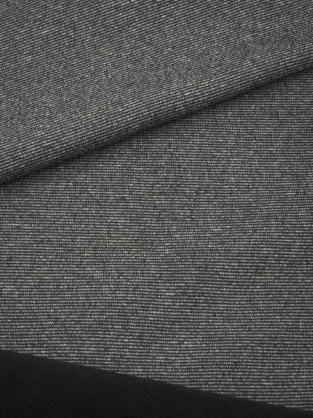Gewebeart Fleece Stretch-Fleece mit Tencel und Recycling-Polyester, gestreift, 280g/qm, Pontetorto
