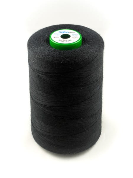 Saba 80 WRe, polyester core spun yarn, 5000m