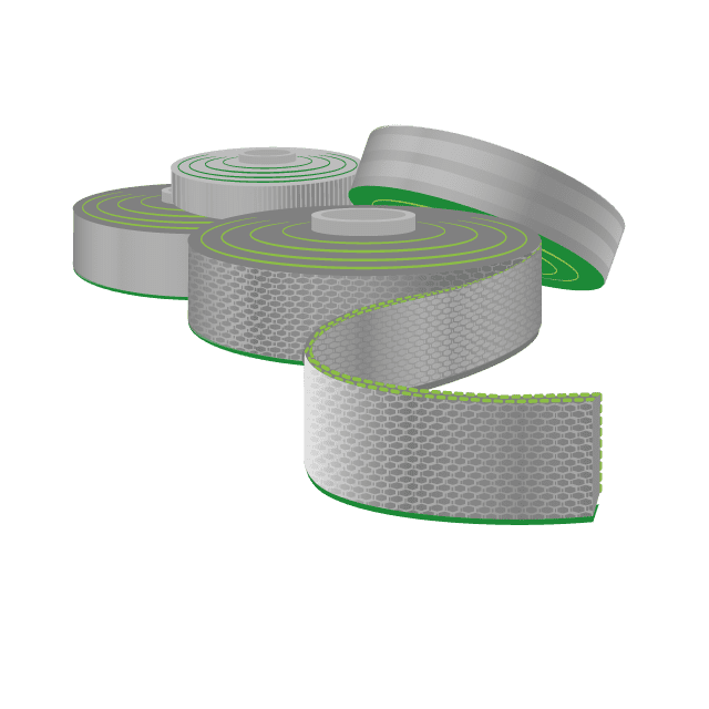 SLATE GRAY Polypropylene Tape Strap Bag Handle Webbing Widths 19mm to 50mm GREY
