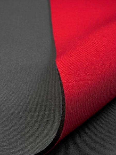 Neoprene, Jersey both sides, 3mm, red/anthracite
