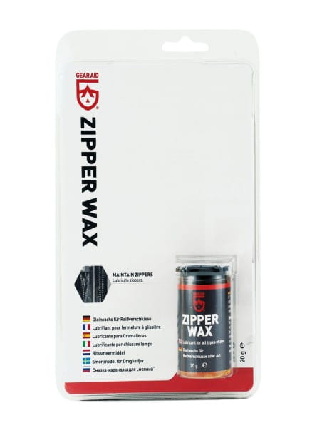 Gear Aid Zipper Wax lubricant for zippers, 20g
