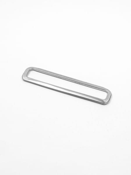 Square-ring, 50mm, slim, stainless steel