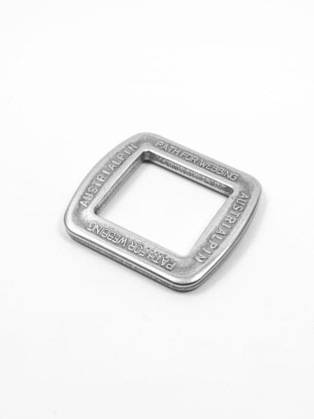 Square ring, Framebuckle, aluminium, AUSTRIALPIN, 25mm