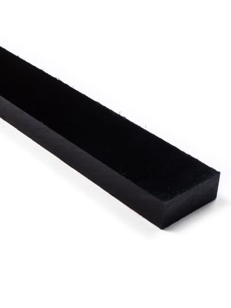Polyethylen-rail (PE-HD), 130x2x0,8cm