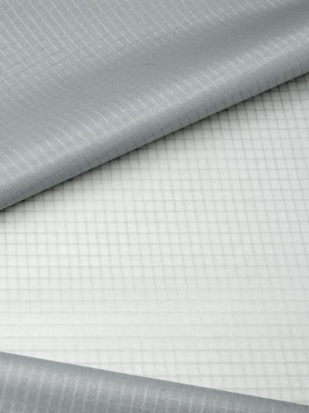 Reflective Ripstop Fabric Waterproof SILVER/BLACK Lightweight Tear  Resistant