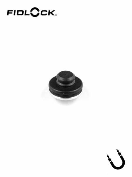 SNAP MALE SCREW LOW ALU | Größe S | Magnetverschluss, für 0,5-1,5mm Materialdicke