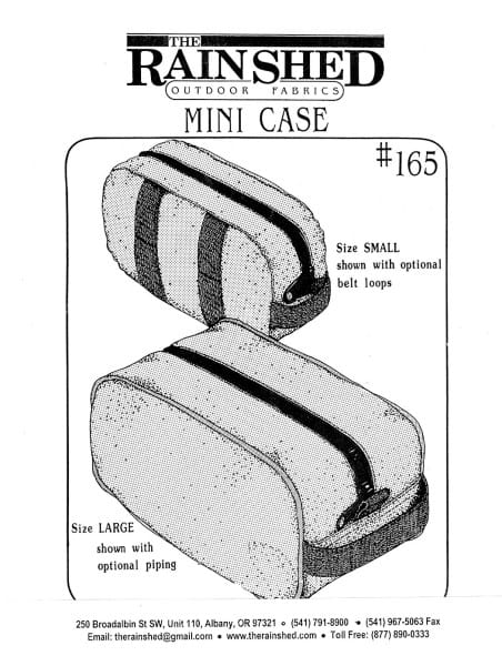 Mini Case, sewing pattern RS165