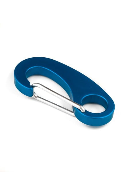 Mini-carabiner with wiregate and eyelet, 70mm, no print